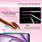 Stylus Pen for iPad, 14Mins Fast Charge for Apple Pencil, Palm Rejection - Image 5