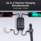 2025 Portable Charger with Built in Cables, 12800mAh Travel Essential Battery - Image 2