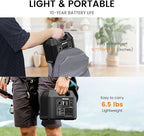 SinKeu Portable Power Station 80000mAh, 256Wh LiFePO4 Battery Backup, 300W AC - Image 3