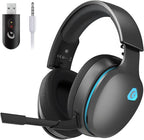 2.4GHz Wireless Gaming Headset for PS5, PS4 Fortnite & Call of Duty/FPS Gamers by Gtheos