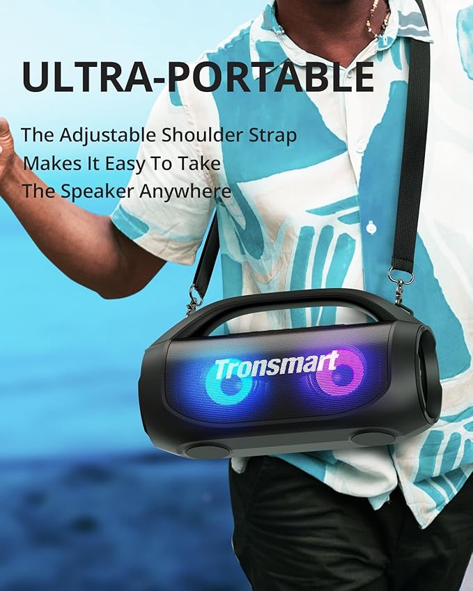 Tronsmart Bang SE Portable Bluetooth Speaker, Colorful LED and 40W Wireless - Image 3