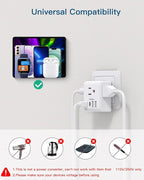 European Travel Plug Adapter, International Power Adapter - Image 6