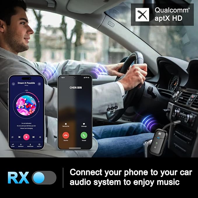 Airplane Bluetooth 5.4 Transmitter Adapter, Supports 2 AirPods/Headphones - Image 4