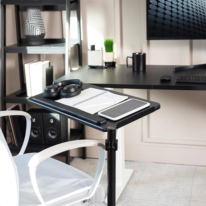 VIVO Office Chair Mounted 26 x 12 Inch Keyboard and Mouse Tray, Ergonomic Tilt - Image 7