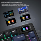Womier S-K80 75% Keyboard with Color Multimedia Display Mechanical Gaming - Image 2