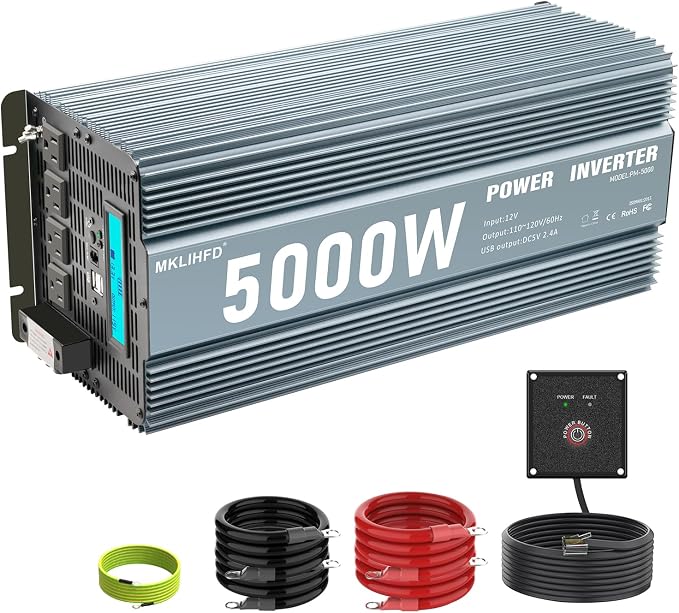 Power Inverter 5000 watt 12v to 110v /120V Inverter by Unknown