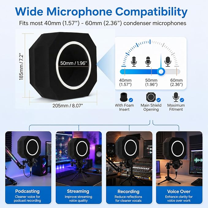 Professional Mic Isolation Shield - Image 7
