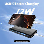 2 Pack Portable Charger, Slimmer 10000mAh Power Bank, USB C in&Out Fast - Image 2
