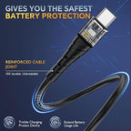 OIITH USB C Cable, USB A to USB C 3A Fast Charging Phone USB Type-C Charge - Image 6