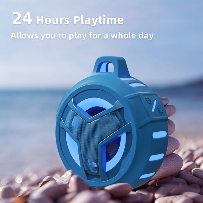 EBODA Shower Bluetooth Waterproof Speaker, IPX7 Floating Portable Wireless - Image 7