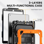 Timecity for iPad Air 3/ Pro 10.5 Inch Case, 360° Rotating Stand, Pencil Holder - Image 5