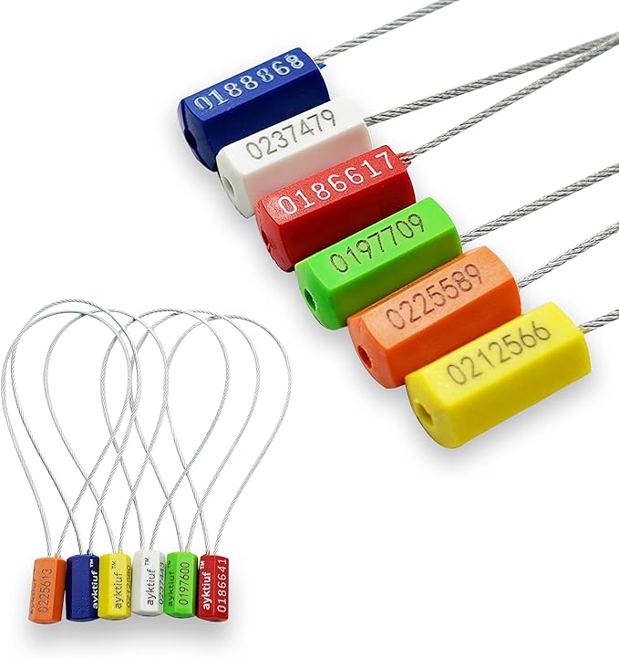 240 Pieces Security Cable Seals, Metal Number Security Tags - Image 4