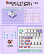 DAREU EK98pro Wireless Mechanical Keyboard, Gasket Hot Swappable Custom - Image 4