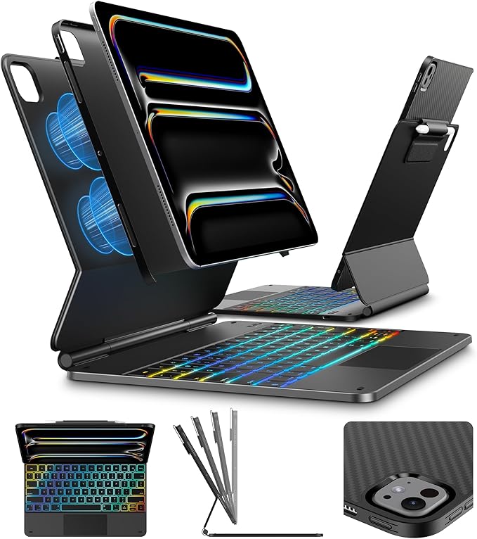 typecase Edge+ Keyboard Case for 2024 iPad Pro 13-inch, Portrait & Typing Modes by typecase