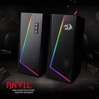 Redragon GS520 RGB Desktop Speakers, 2.0 Channel PC Computer Stereo Speaker - Image 2