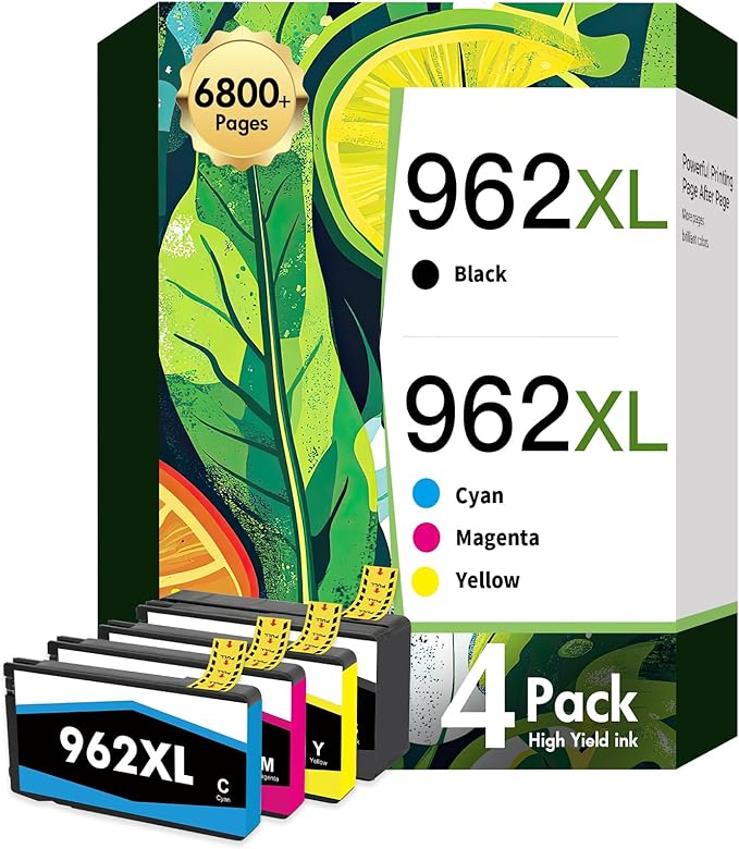 962 962XL Ink Cartridges Combo Pack：Replacement by Inkalfa