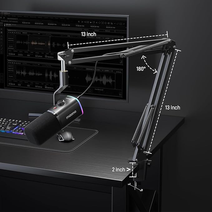 MAONO XLR/USB Gaming Microphone Kit: Dynamic PC Mic - Image 7