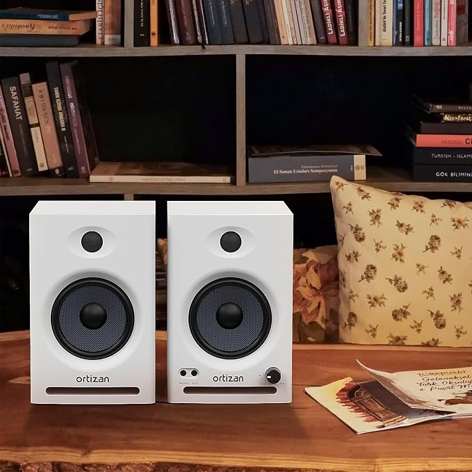 Ortizan C7 Dual-Mode 2.0 Studio Monitors, Active Monitor Speakers - Image 5