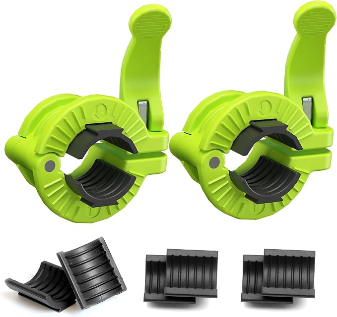 MAXRICH Barbell Clamp 1 inch Multiple Sizes & Adjustable Weight Clips by MAXRICH