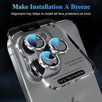 YWXTW Camera Lens Protector for iPhone 16 Pro/iPhone 16 Pro Max, Tempered Glass - Image 5