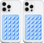 2 Pack Silicone Suction Phone Case Mount, Silicon Adhesive Phone Grip by LvShuLiangPin