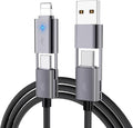 4 in 1 USB C Cable, PD 65W 27W, 480Mbps Data Transfer, Compatible by bobosogo