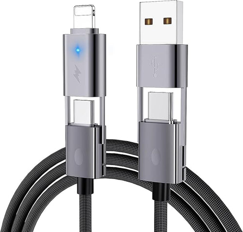 4 in 1 USB C Cable, PD 65W 27W, 480Mbps Data Transfer, Compatible by bobosogo