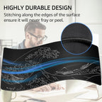 KTRIO Large Gaming Mouse Pad Desk Mat, Superior Micro-Weave Cloth, Non-Slip - Image 3