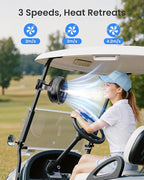 Koonie 10000mAh Battery Operated Misting Fan - Image 3