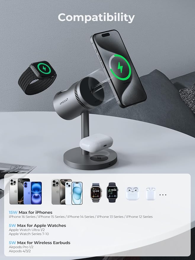 3 in 1 Charging Station Compatible - Image 7