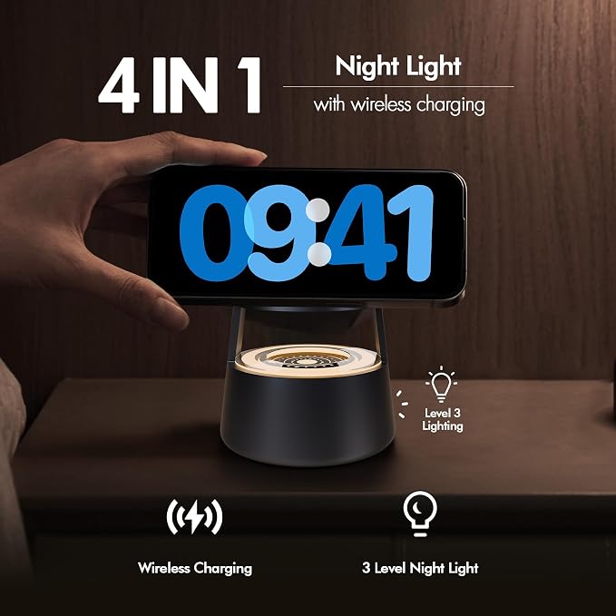 Wireless Charging Station for Magsafe: 4 in 1 Fast Charger Stand 15W - Image 4