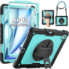 SEYMAC for iPad Air 13 Inch Case M3 2025/ M2 2024, Heavy Duty Shockproof by SEYMAC