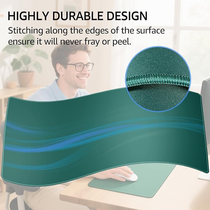 KTRIO Large Gaming Mouse Pad Desk Mat, Superior Micro-Weave Cloth, Non-Slip - Image 3
