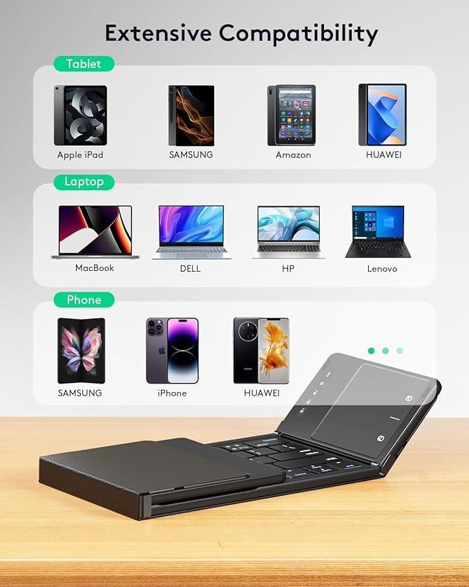Samsers Foldable Bluetooth Keyboard - Image 7