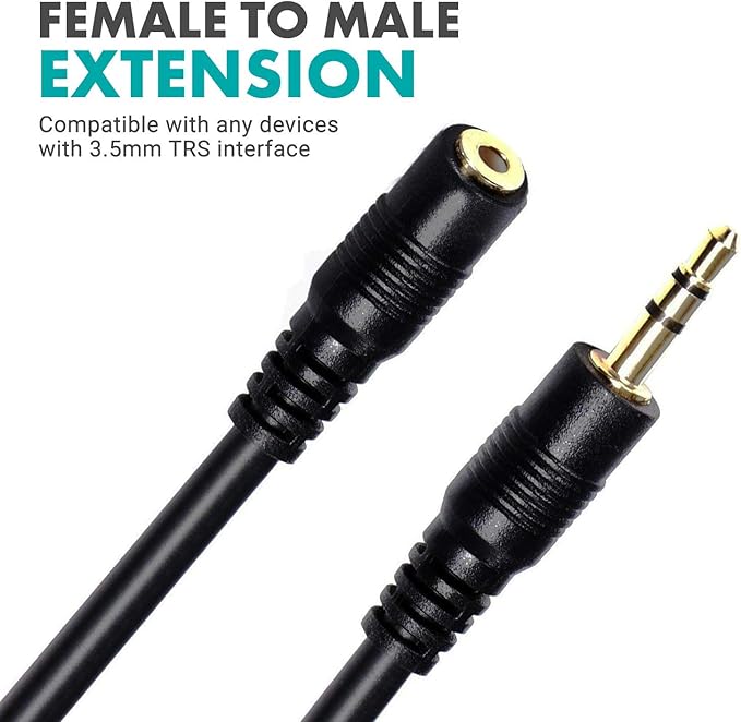 Movo MC10 3.5mm Audio Cable - Image 4