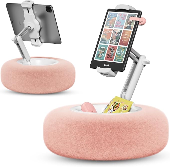 Tablet Pillow Stand for Reading, Adjustable Tablet Pillow Stand for Lap by SupeDesk