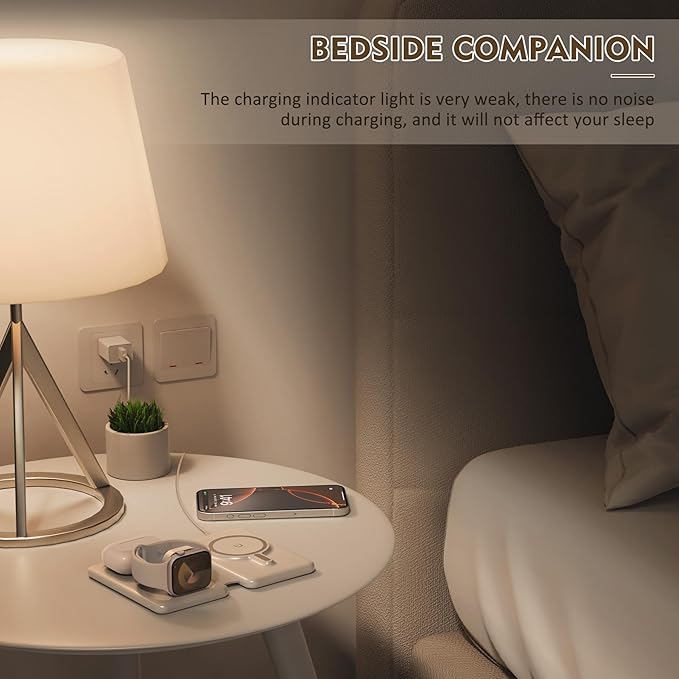 Magnetic Wireless Charger for iPhone: 3 in 1 Travel Charging Station for Apple - Image 7