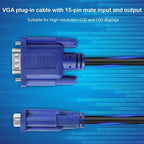 PASOW VGA to VGA Monitor Cable HD15 Male to Male - Image 5