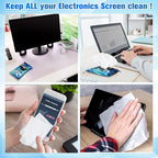 240 Count Electronic Cleaning Wipes 12 Pack Pre Moistened Screen Wipes - Image 6