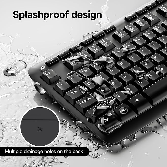 Redragon BK7366 Wired Keyboard, Silent Keyboard - Image 3