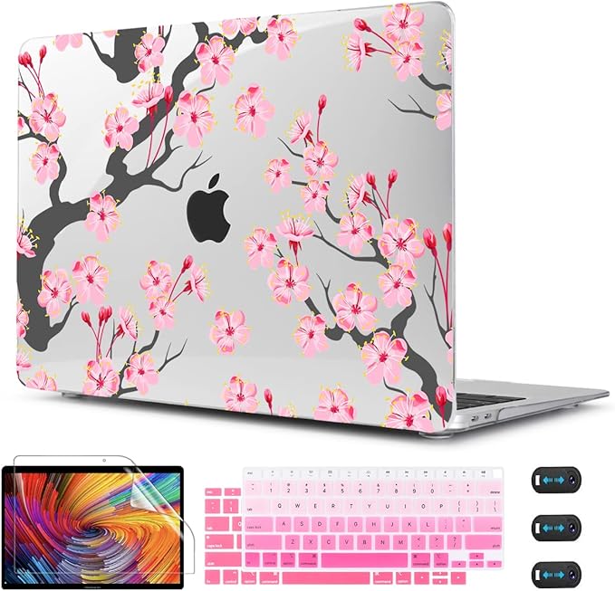 CISSOOK Hard Shell Case for MacBook Air 13 Inch A2337 M1 A1932 A2179 2021 2020 by CISSOOK