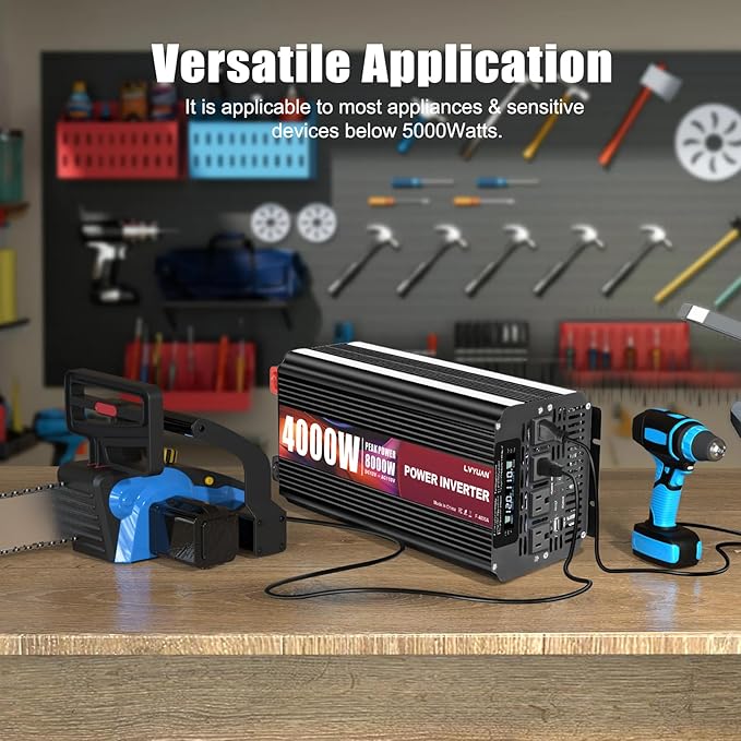 LVYUAN 4000 Watt Power Inverter 12V to 110V 120V - Image 7