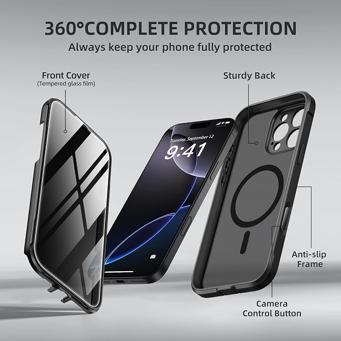 BERFY Magnetic for iPhone 16 Pro Case, Compatible - Image 9