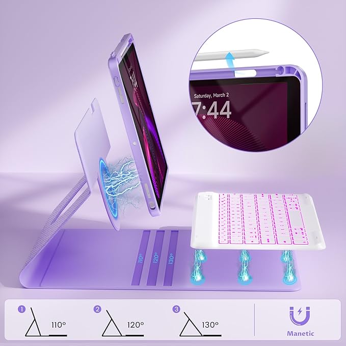 OYEEICE Keyboard Case for iPad 9th Generation - Image 5
