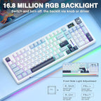 AULA S98 Pro Wireless Mechanical Keyboard, Smart Screen & Knob, Tri-Mode - Image 8