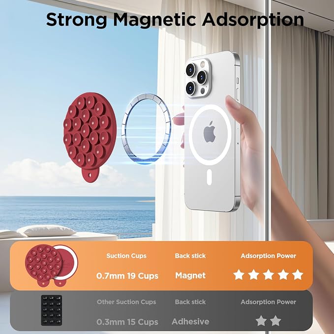 Magnetic Suction Cup Phone Mount - Image 4