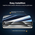 NEW'C 3 Pack Privacy for iPhone 15 Pro Max Screen Protector, Anti-Spy Tempered - Image 5