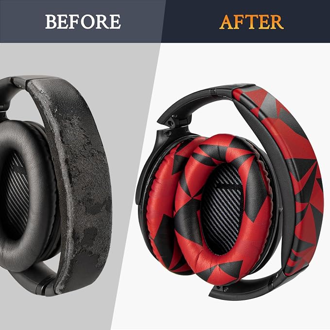 SOULWIT Ear Pads Cushions + Headband + Silicone Earpads Cover Protector - Image 6