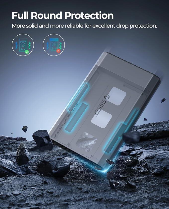 ORICO Aluminum 3.5 Hard Drive Enclosure - Image 7