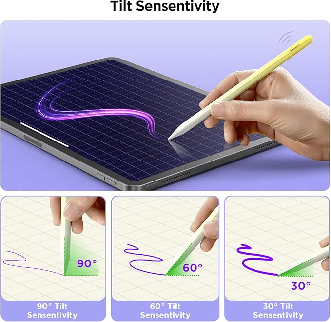 Apple iPad Pencil Alternative, 15Min Fast Charge, Palm Rejection & Tilt - Image 4